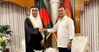 প্রধানমন্ত্রীর সঙ্গে কাতারের শ্রমমন্ত্রীর সাক্ষাৎ